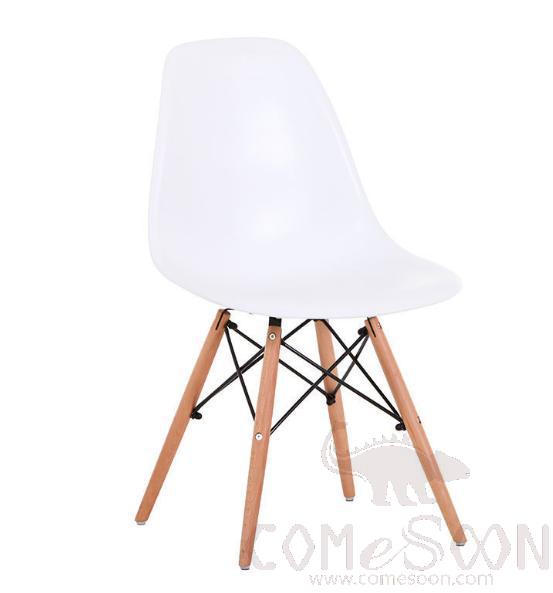 Dining Chair, Plastic & Wood, 46*50*80cm