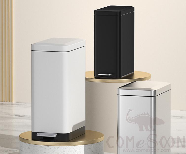 Stainless Steel Pedal Garbage Can, Dustbins