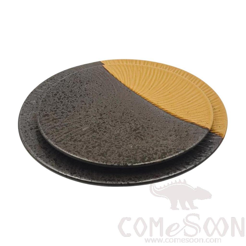 Thick Soil Series 8" Wind Pattern Shallow Plate