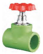 Stop valve-green DN32