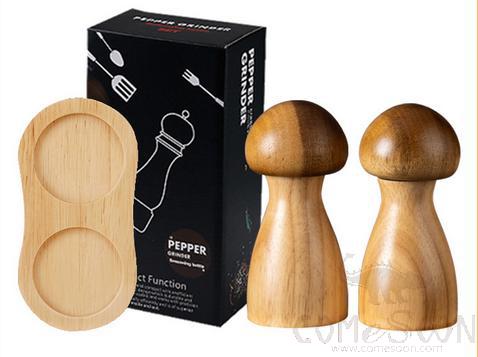 Mushroom Shaped Grinder Two-Piece Set L15 * W7.5 * H11.5cm