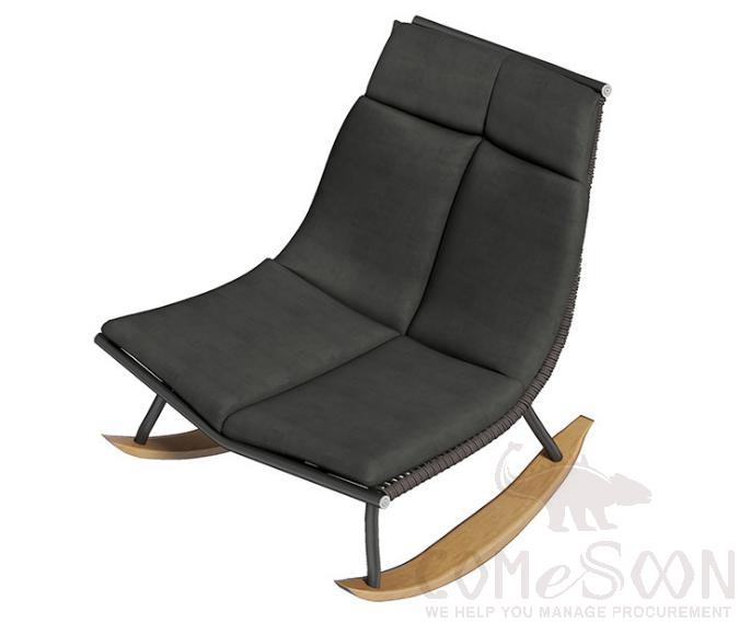 Outdoor Rattan Sofa Chair, High Density Sponge, 80*85*102cm product image