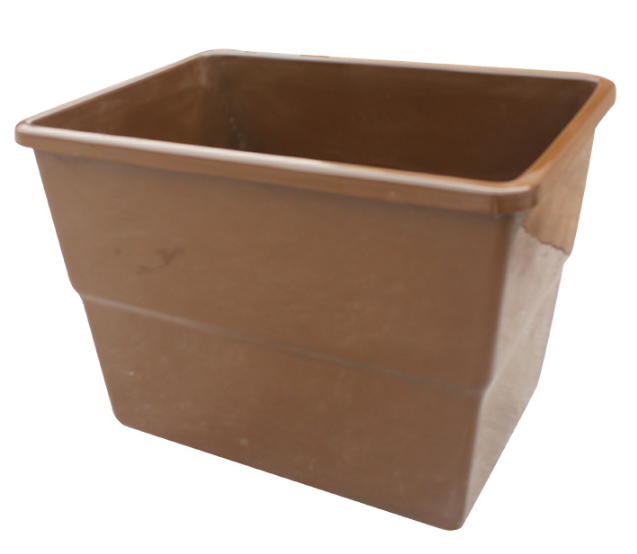 Linen Cart Dark Brown- Frp - Square - Small