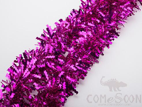 Purple Tinsel Ribbon 2m
