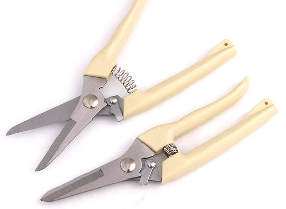 Whight Electronic Scissors 8", 65 Manganese+ PVC Handle