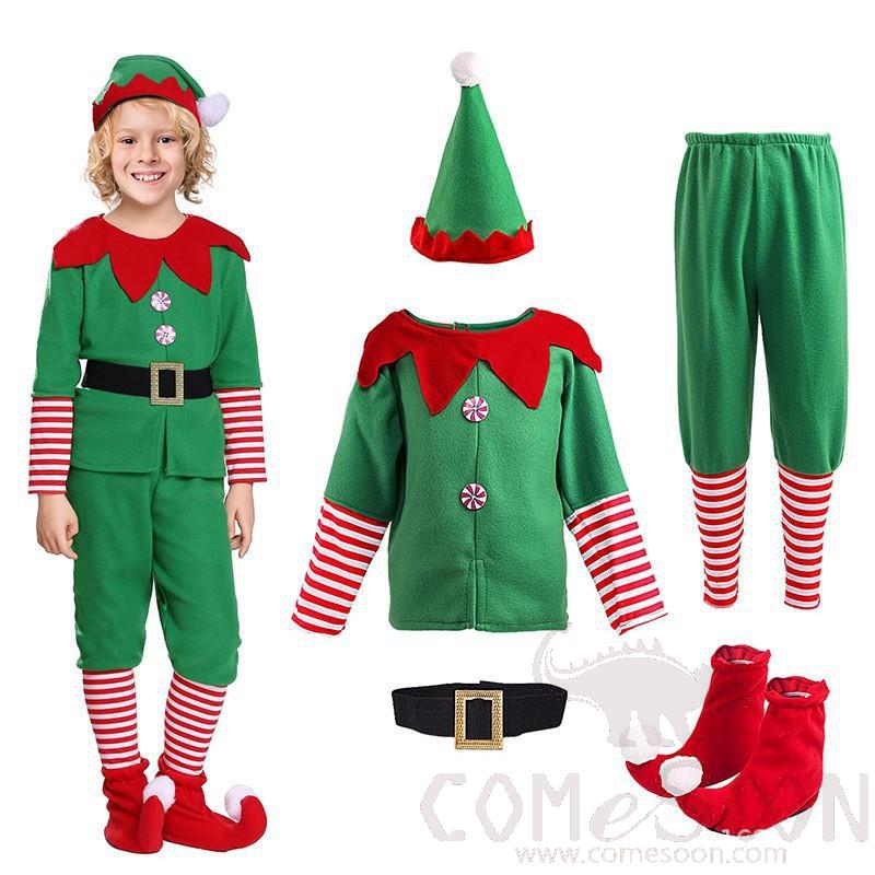 Male Elf Costume, Polyester Fiber, Suitable for Height 80-85cm