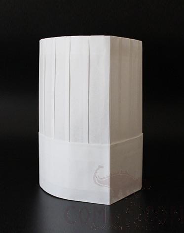 60G Non-Woven Disposable Medium High Flat Top Chef Hat