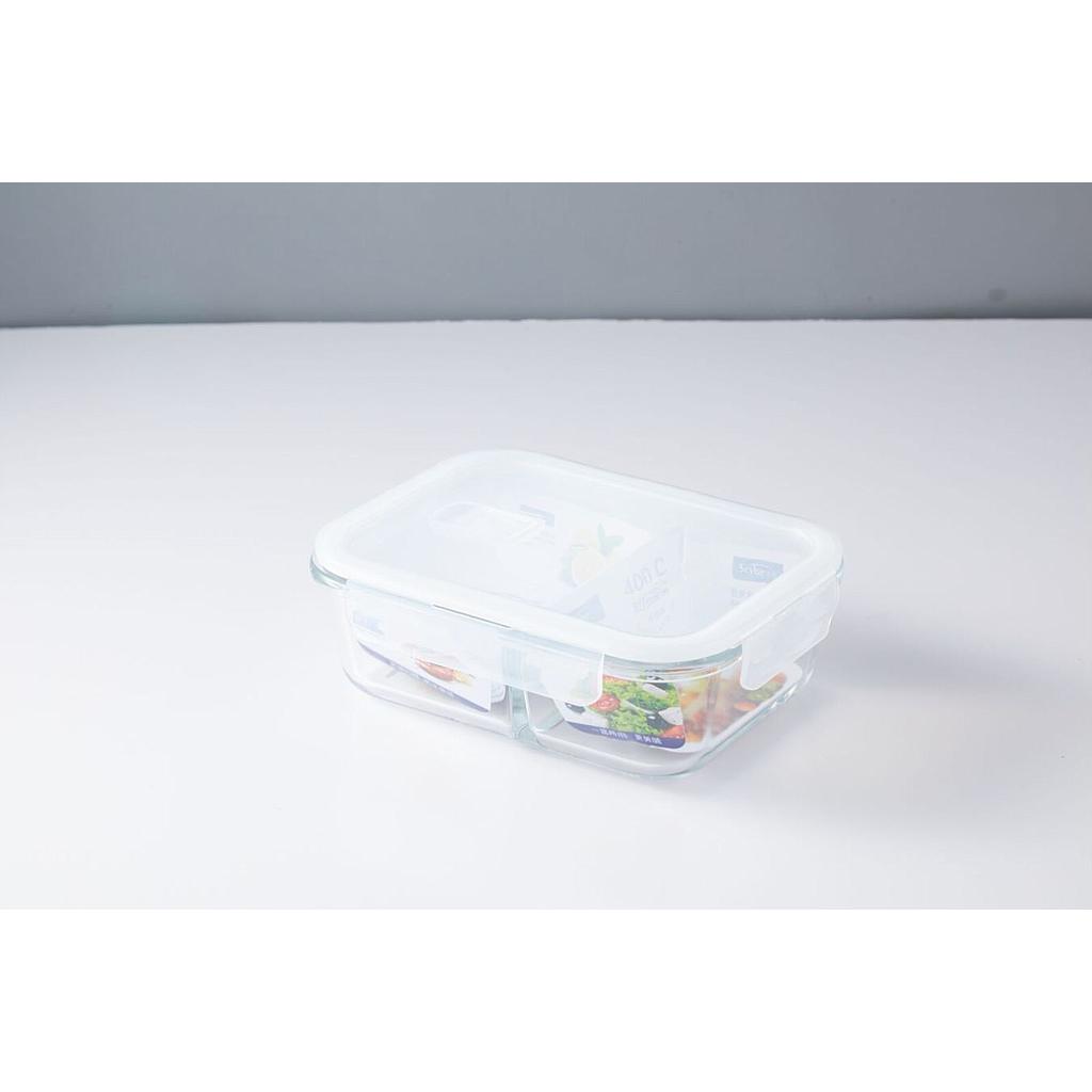 Scybe Double Compartments Glass Bento Box, 950ML product image