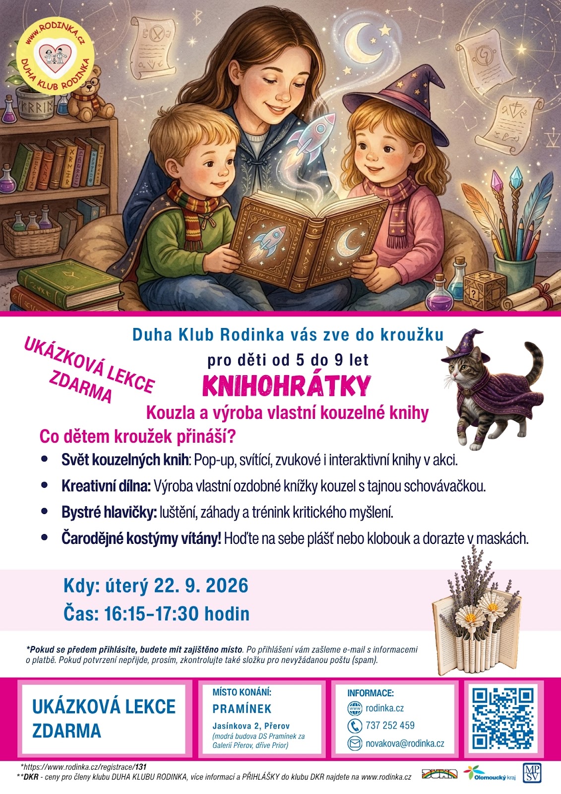 Let&aacute;k knihohratky - kouzla