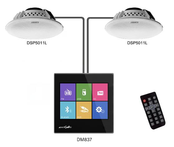 Music player with amplifier (solution pack)