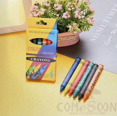 Eco Crayons - 6colors, 5*10.5cm
