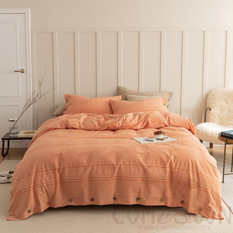 Bed Linens, Cotton, 4 Piece Set(for W200 cm Bed)