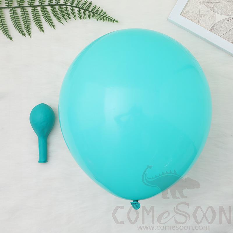 Balloon, Latex, Blue-Green, 12 Inches product image