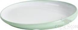 8" Two-Color Special-Shaped Plate, Light Green White, Mf, 203*180*30mm