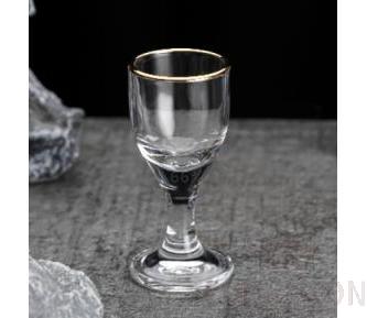 Gold-Rimmed Yunjin Tall Wine Glass 10ML product image