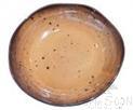 9.5" Oval Bowl, Yellow Coffee, Mf, 241*240*48mm