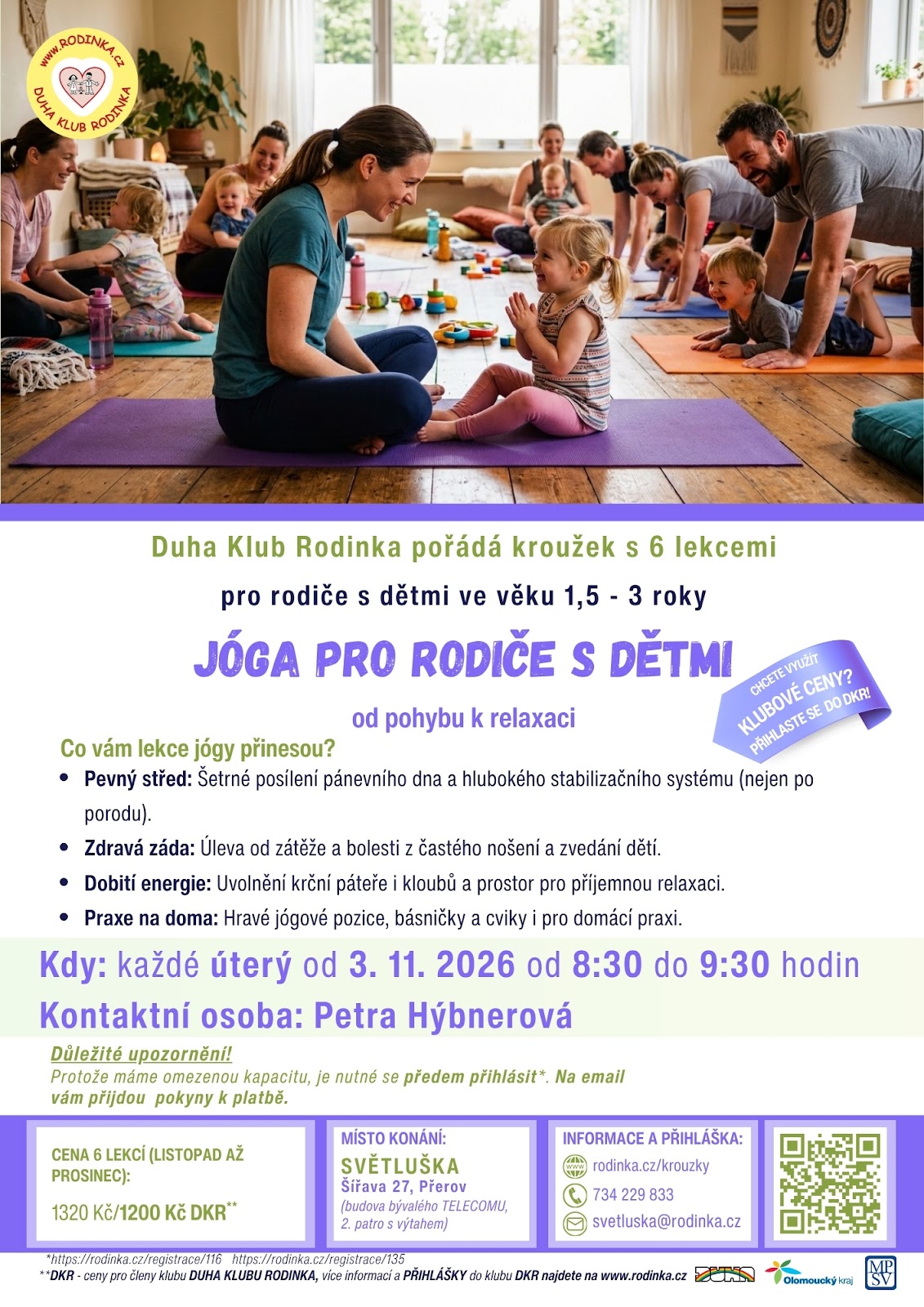 J&oacute;ga pro rodiče s dětmi 1,5 - 3 roky