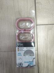 Shower Curtain Ring-Light Pink, PS, Length 6 * Width 19 * Height 2cm
