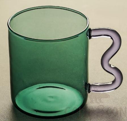 Colorful Glass  Mug 300ML product image