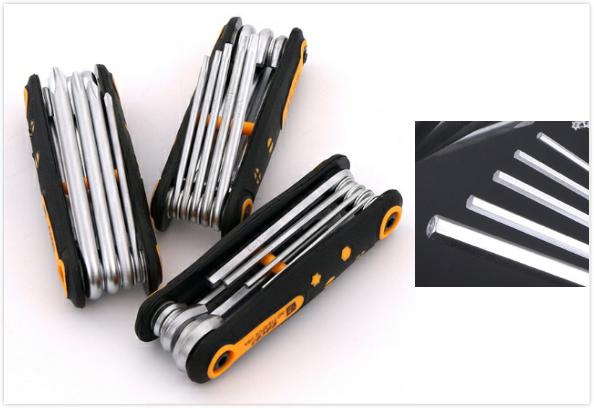 Folding Hexagon Screwdriver Set