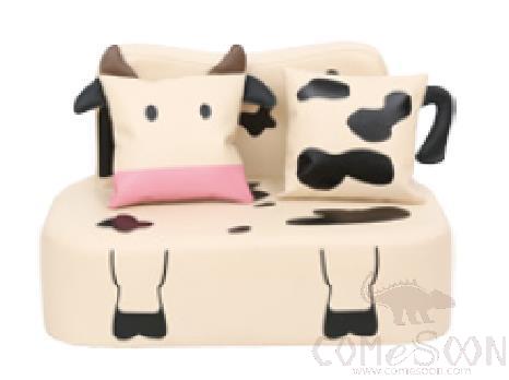 Sofa with Hut, L86 * W56 *H 58 cm, Pu+ Wooden Frame+ Sponge
