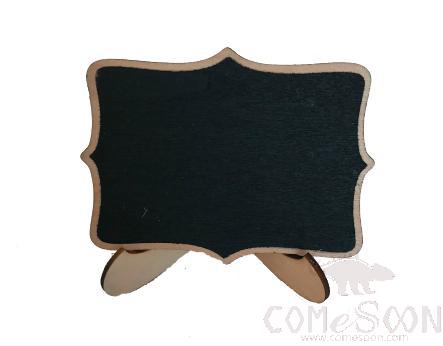Smal Blackboard Ornament Decoration, Angular, L10*W7.5*H0.25cm