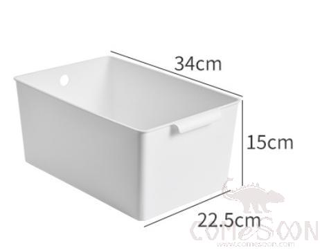 Storage Tray White-L34*W22.5*H15 cm, PP