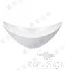 11" Two-Color Boat Bowl, Red Black, Mf, 281.6*169*109mm