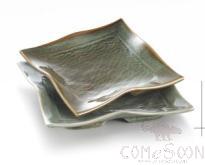 Sfmisty Cloud Series-Rectangular Dish with Water Pattern, 9.75"*9.5" product image