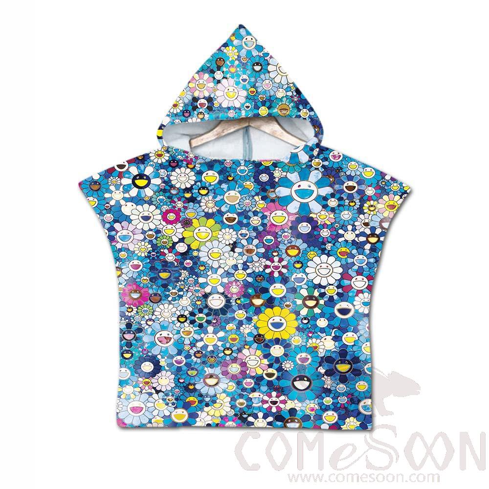 Kid's Cape Beach Towel, Microfiber, 60*80cm