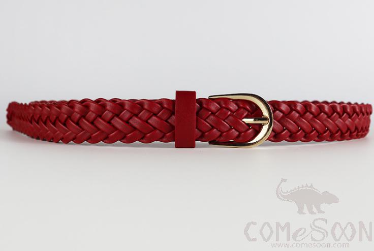 Pu Rope Braided Belt-105cm
