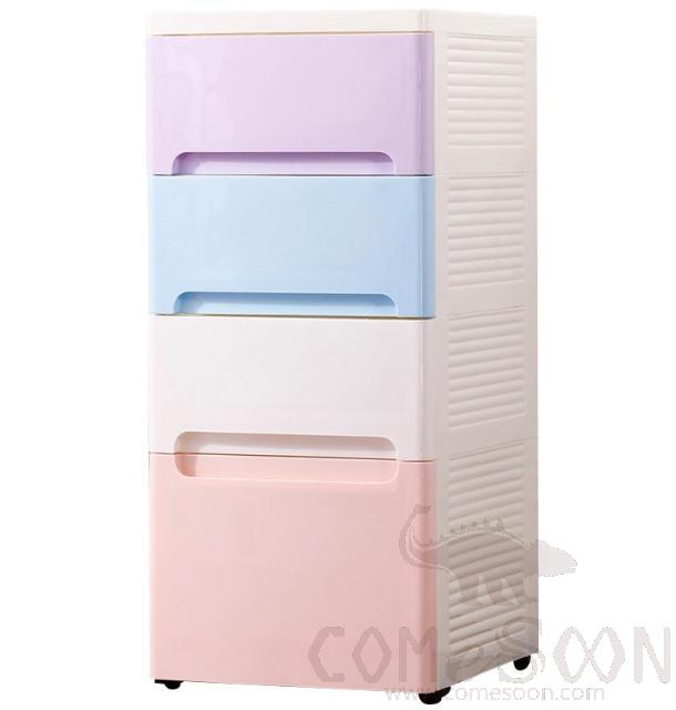 PP Four-Layer Storage Cabinet-35*40*78cm