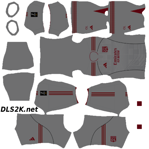 Uniforme Alternativo de Olympique de Lyon