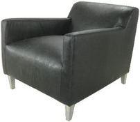 Stainless Steel Foot Armchair