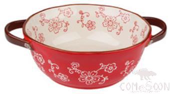 7.5 inch Double Ear Soup Bowl, L24.5*W19*H7.5 cm