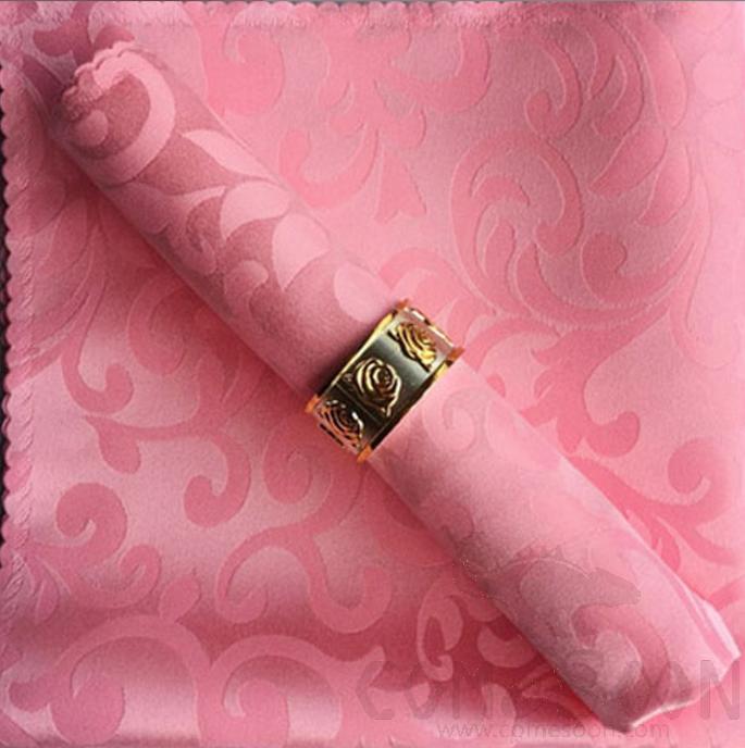 Napkin, 48*48cm, Pink Double Hook