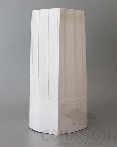 60G Non-Woven Disposable High Flat Top Chef Hat, 28*30cm