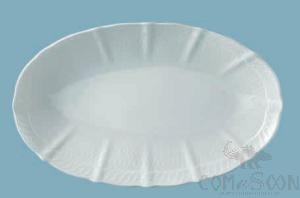 Bonechina Poya Series Oval Fish Plate 10" product image