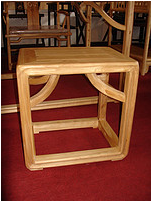 Lu Carpenter Solid Wood Antique Original Ecological Series Ming Style Overlord Tea Stool