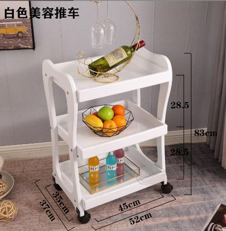 Beauty Trolley, Solid Wood, 52*37*83cm