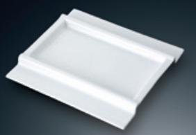 Double Line White Tableware Yyline Series- Plate 10"