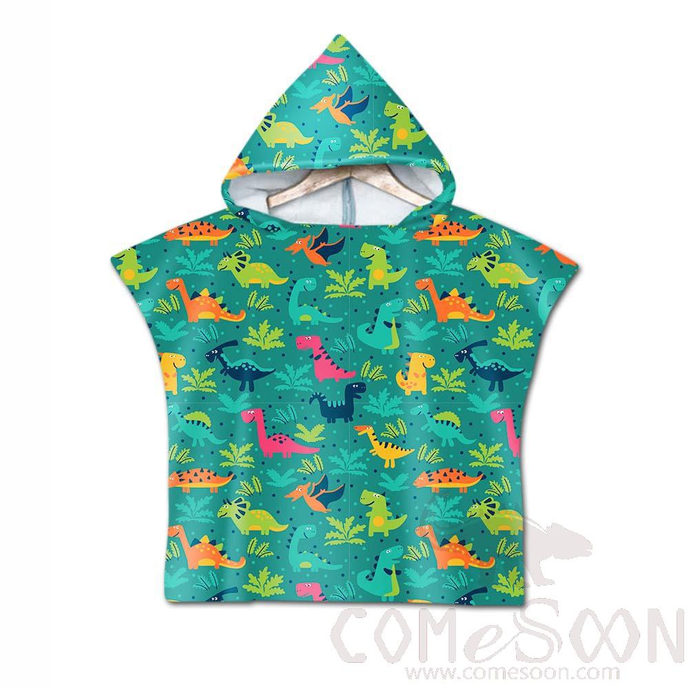 Kid's Cape Beach Towel, Microfiber, 60*80cm
