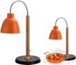 Round Marble Base Orange Steel Marquise Gold Plated Heat Preservation Light, 220v/250w, 500x280x870mm/marble Φ280mm