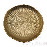 Gold-Plating 8" Pumpkin Plate