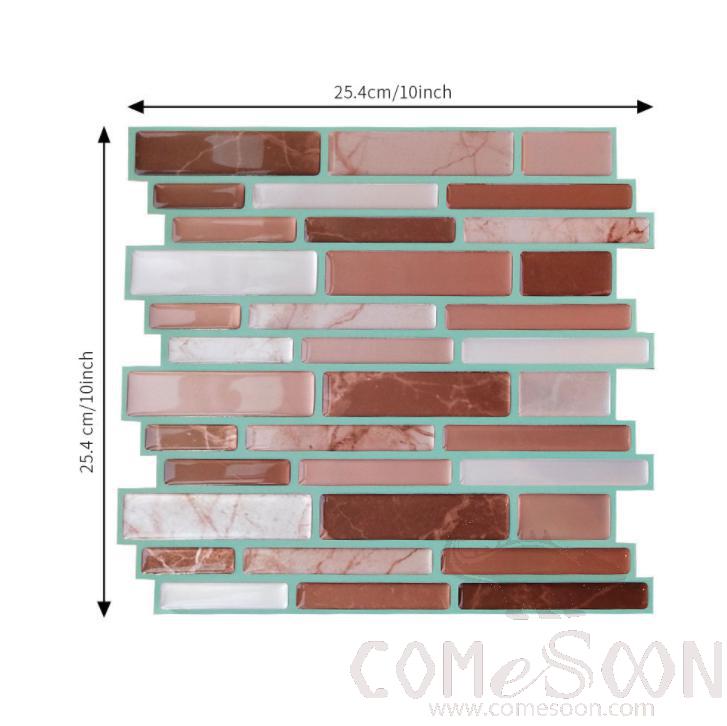 3d Epoxy Wall Sticker-25.4*25.4 cm