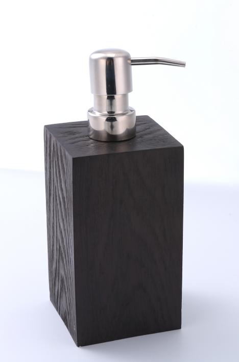 Soap Dispenser Bottle, Wood Resin, 75*75* 190 mm