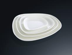 Irregular Shape White Tableware Yyyp Series- Plate 10"