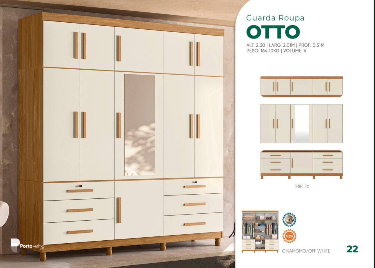 Guarda roupa 5p OTTO