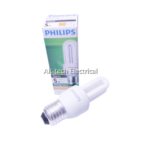Energy Saving Bulb 5w, E27 Warm White(Philips)