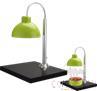 Black Marble Half Round Green Steel Vegetable Warmer., 220v/250w, 500x450x870mm
